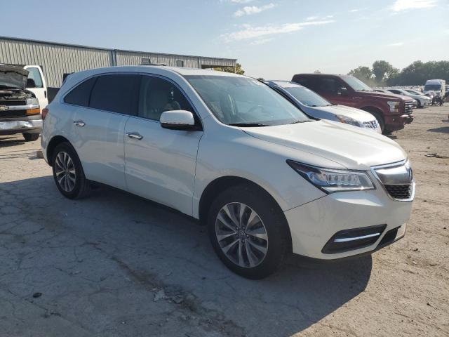 5FRYD3H49FB007621 - 2015 ACURA MDX TECHNOLOGY WHITE photo 4
