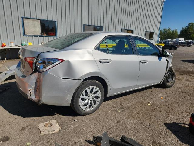 2T1BURHE0HC805001 - 2017 TOYOTA COROLLA L SILVER photo 3