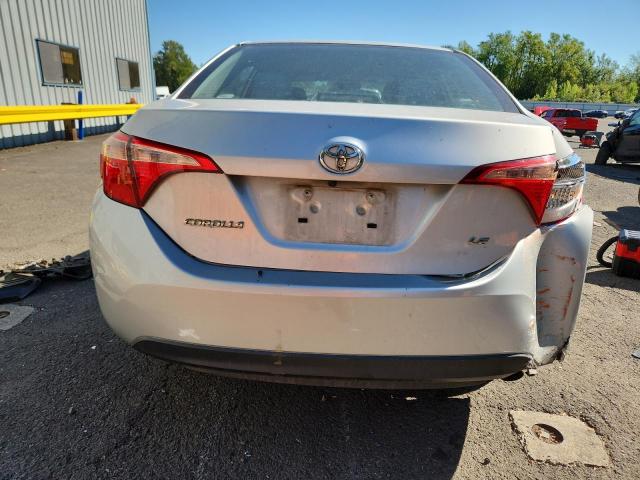 2T1BURHE0HC805001 - 2017 TOYOTA COROLLA L SILVER photo 6