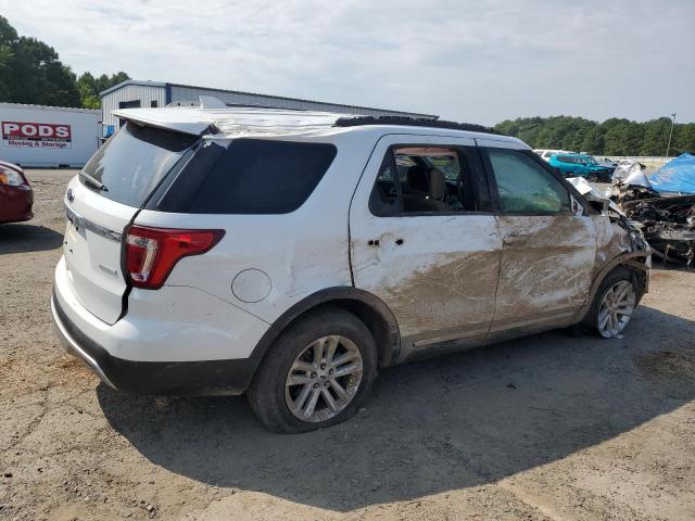 1FM5K7DH6HGB64229 - 2017 FORD EXPLORER XLT WHITE photo 3