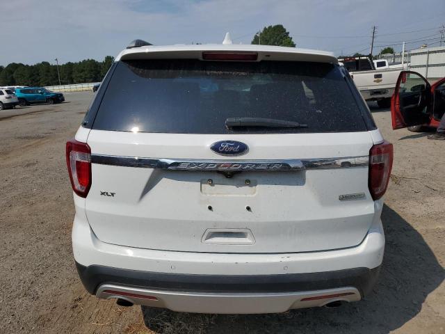 1FM5K7DH6HGB64229 - 2017 FORD EXPLORER XLT WHITE photo 6