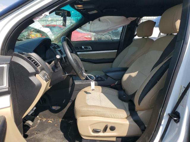 1FM5K7DH6HGB64229 - 2017 FORD EXPLORER XLT WHITE photo 7