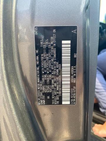 5TBBT44195S468820 - 2005 TOYOTA TUNDRA ACCESS CAB SR5 CHARCOAL photo 10