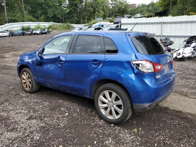 4A4AR3AUXFE019575 - 2015 MITSUBISHI OUTLANDER ES BLUE photo 2