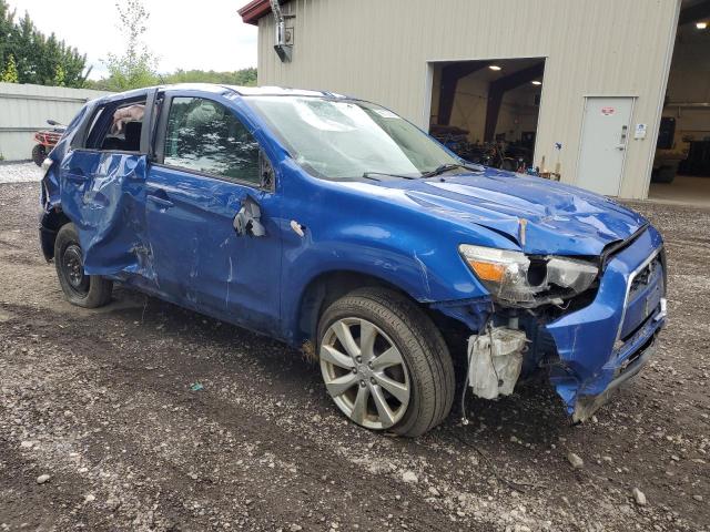 4A4AR3AUXFE019575 - 2015 MITSUBISHI OUTLANDER ES BLUE photo 4