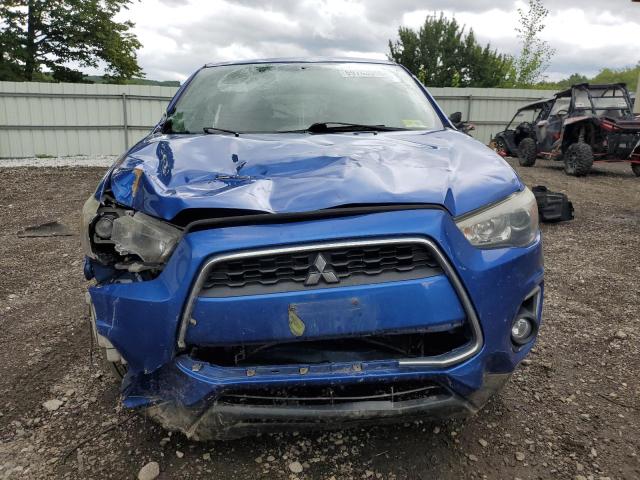 4A4AR3AUXFE019575 - 2015 MITSUBISHI OUTLANDER ES BLUE photo 5
