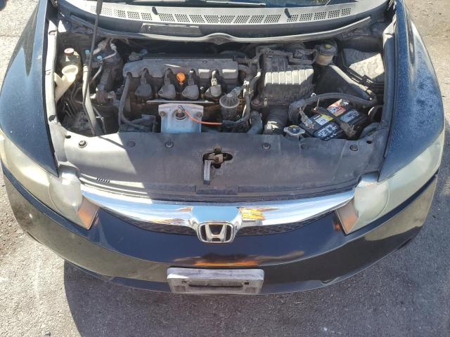 2HGFA1F5XAH556864 - 2010 HONDA CIVIC LX BLACK photo 11