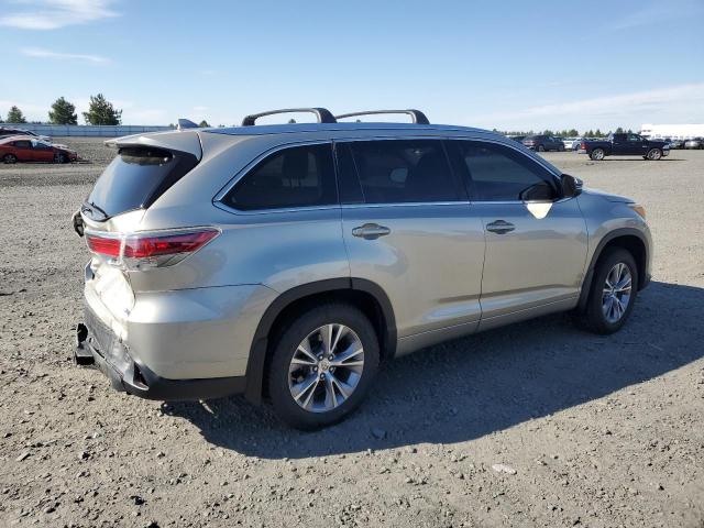 5TDJKRFH2FS163657 - 2015 TOYOTA HIGHLANDER XLE GOLD photo 3