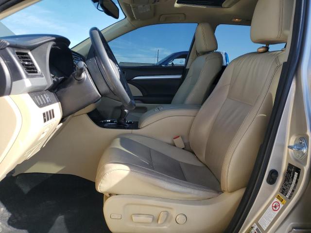 5TDJKRFH2FS163657 - 2015 TOYOTA HIGHLANDER XLE GOLD photo 7