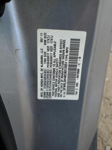 5FNRL5H48CB012051 - 2012 HONDA ODYSSEY EX Gümüş fotoğraf 13