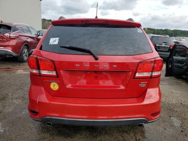 3C4PDCBG5DT600956 - 2013 DODGE JOURNEY SXT RED photo 6