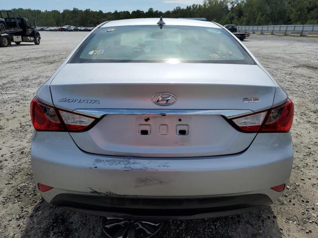 5NPEB4AC6EH905045 - 2014 HYUNDAI SONATA GLS SILVER photo 6