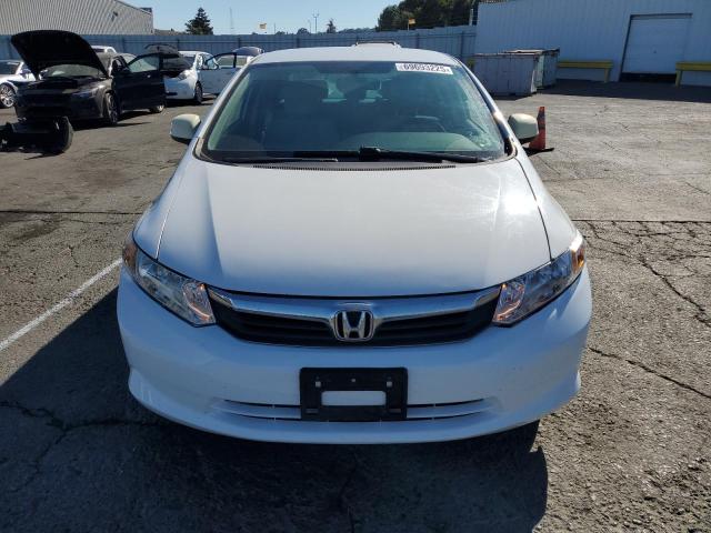 19XFB2F51CE009787 - 2012 HONDA CIVIC LX WHITE photo 5
