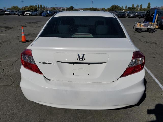 19XFB2F51CE009787 - 2012 HONDA CIVIC LX WHITE photo 6