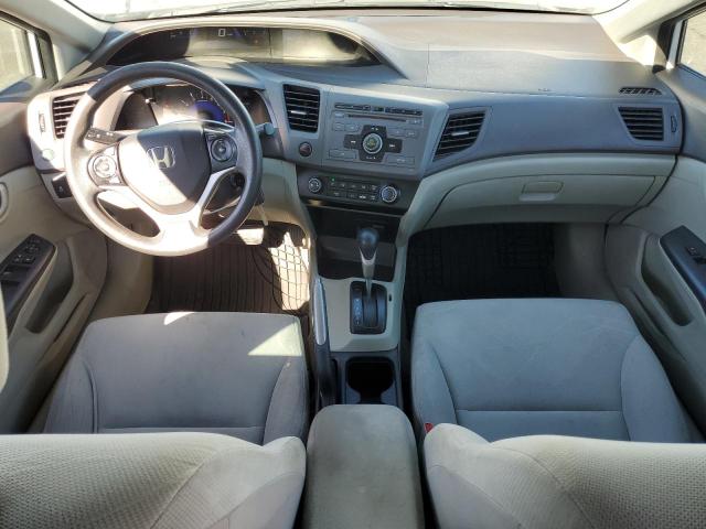 19XFB2F51CE009787 - 2012 HONDA CIVIC LX WHITE photo 8