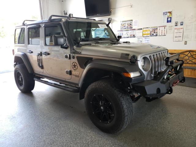 1C4HJXDG1KW596655 - 2019 JEEP WRANGLER U SPORT Plata foto 4