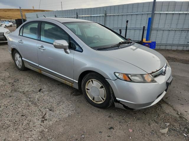 JHMFA36207S028427 - 2007 HONDA CIVIC HYBRID Gümüş foto 4