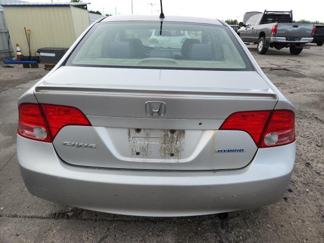 JHMFA36207S028427 - 2007 HONDA CIVIC HYBRID Gümüş foto 6