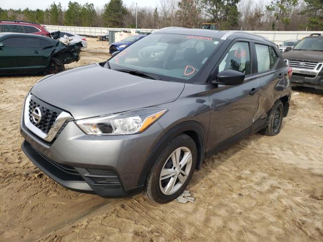 3N1CP5CU9KL540976 - 2019 NISSAN KICKS S GRAY photo 2