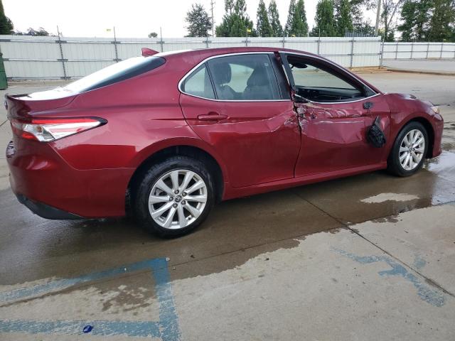 4T1C11AK6LU378803 - 2020 TOYOTA CAMRY LE BURGUNDY photo 3