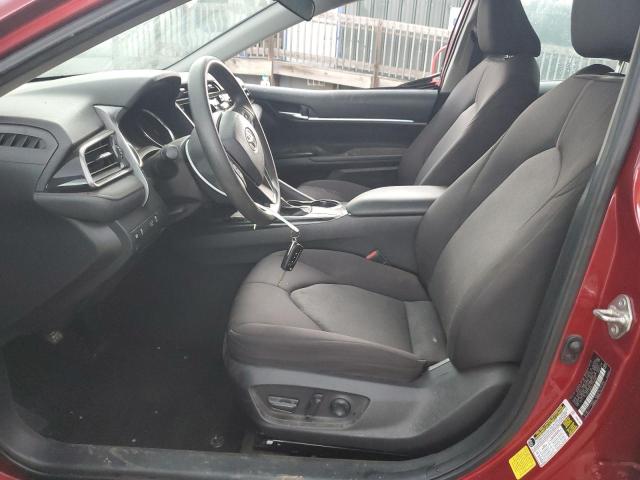 4T1C11AK6LU378803 - 2020 TOYOTA CAMRY LE BURGUNDY photo 7