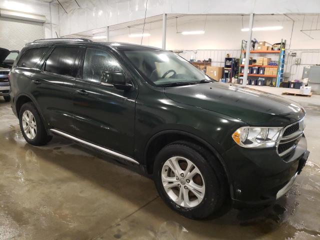 1D4RE4GG5BC618602 - 2011 DODGE DURANGO CREW GREEN photo 4