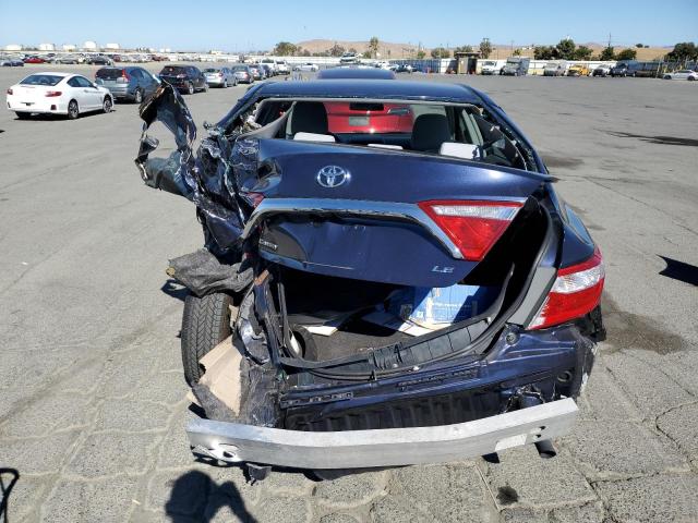 4T4BF1FK0FR511894 - 2015 TOYOTA CAMRY LE BLUE photo 6