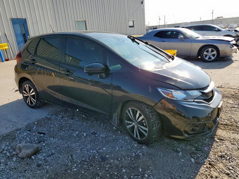 3HGGK5H89KM747663 - 2019 HONDA FIT EX BLACK photo 4