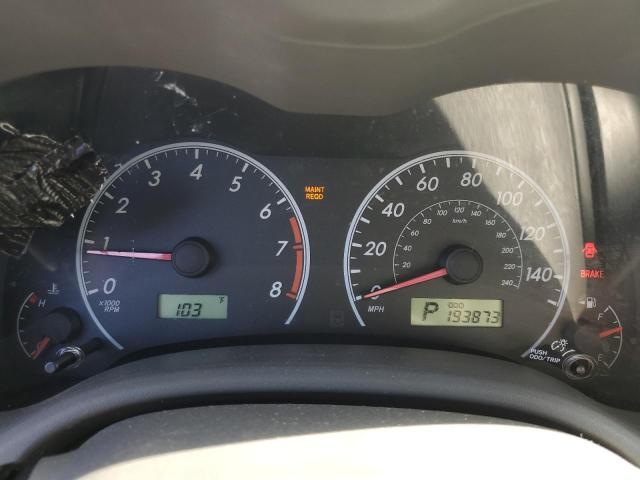 1NXBU4EEXAZ280699 - 2010 TOYOTA COROLLA BASE Graphit Foto 9