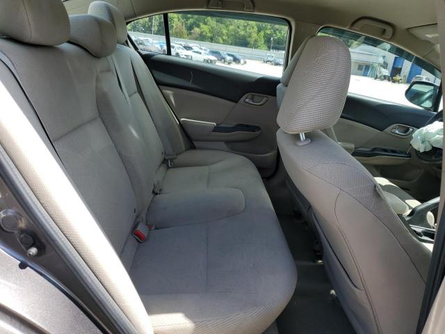 19XFB2F51CE364975 - 2012 HONDA CIVIC LX GRAY photo 10