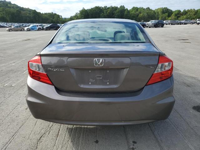 19XFB2F51CE364975 - 2012 HONDA CIVIC LX GRAY photo 6