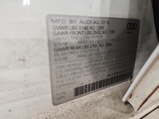 WA1UFAFL6GA015334 - 2016 AUDI A4 ALLROAD PREMIUM PLUS WHITE photo 13