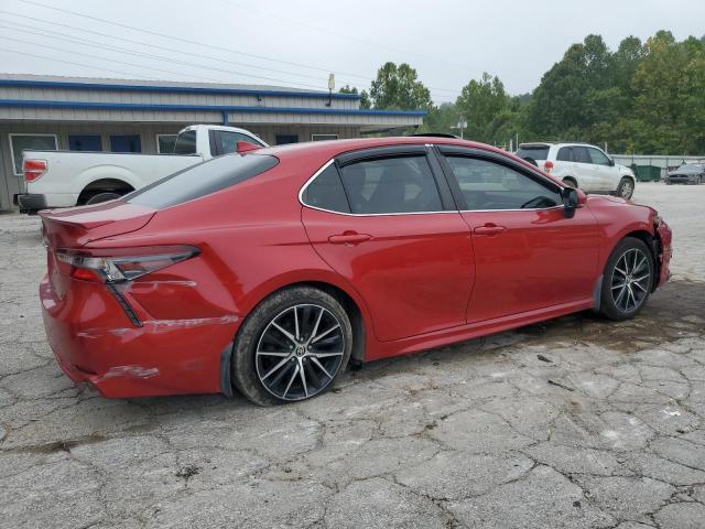 4T1G11BKXMU030391 - 2021 TOYOTA CAMRY SE 红色 照片 3