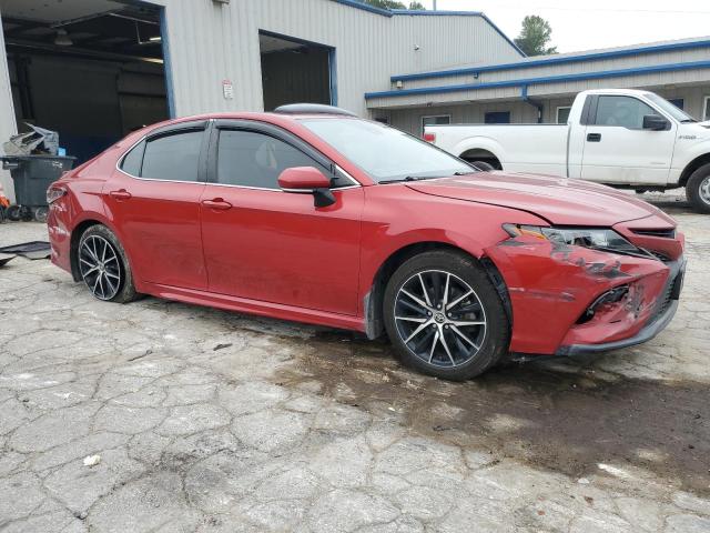 4T1G11BKXMU030391 - 2021 TOYOTA CAMRY SE 红色 照片 4