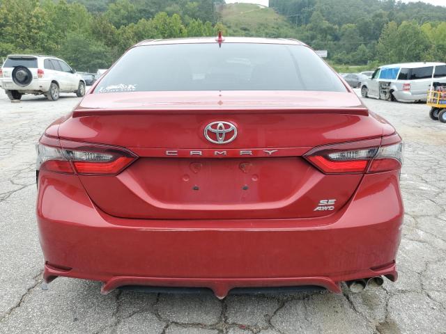 4T1G11BKXMU030391 - 2021 TOYOTA CAMRY SE 红色 照片 6