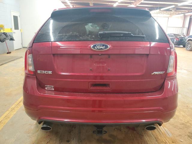 2FMDK3AKXEBA23736 - 2014 FORD EDGE SPORT BURGUNDY photo 6