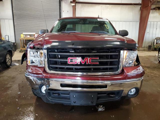 1GTEC19C49Z123020 - 2009 GMC SIERRA C1500 BURGUNDY photo 5