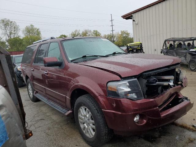 1FMJK2A51CEF35684 - 2012 FORD EXPEDITION EL LIMITED BURGUNDY photo 4