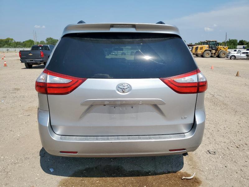 5TDKK3DCXFS593073 - 2015 TOYOTA SIENNA LE SILVER photo 6