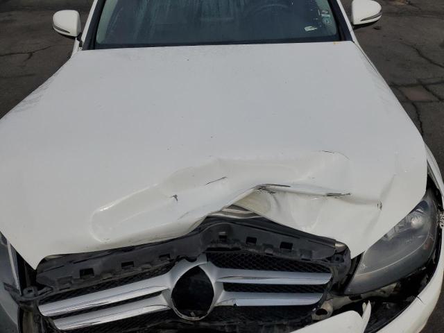 55SWF4KB7HU192320 - 2017 MERCEDES-BENZ C 300 4MATIC WHITE photo 11