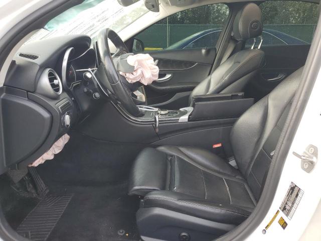55SWF4KB7HU192320 - 2017 MERCEDES-BENZ C 300 4MATIC WHITE photo 7
