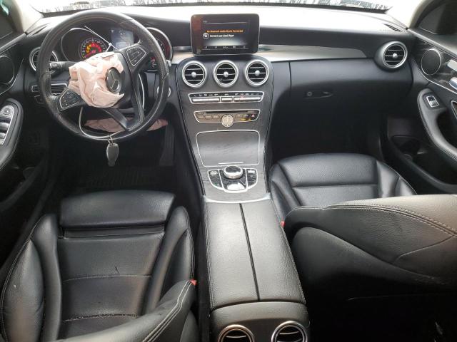 55SWF4KB7HU192320 - 2017 MERCEDES-BENZ C 300 4MATIC WHITE photo 8