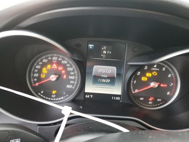 55SWF4KB7HU192320 - 2017 MERCEDES-BENZ C 300 4MATIC WHITE photo 9