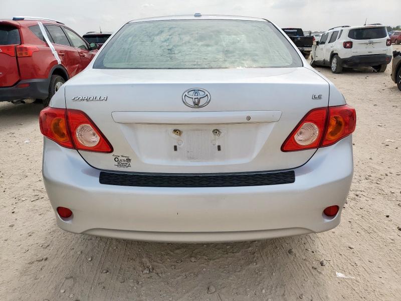 JTDBU4EE8AJ078305 - 2010 TOYOTA COROLLA BASE SILVER photo 6