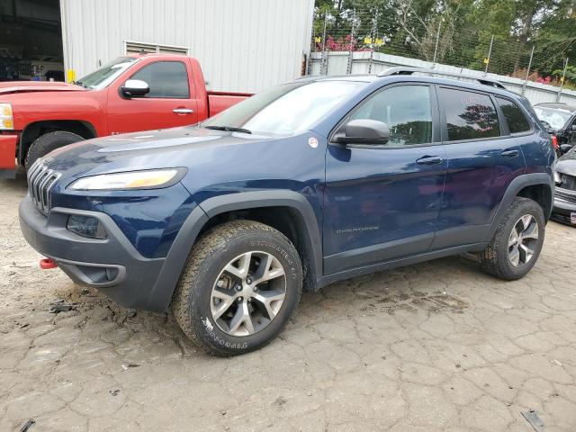 1C4PJMBX7JD622442 - 2018 JEEP CHEROKEE TRAILHAWK BLUE photo 1