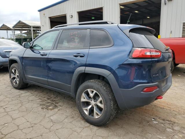 1C4PJMBX7JD622442 - 2018 JEEP CHEROKEE TRAILHAWK BLUE photo 2