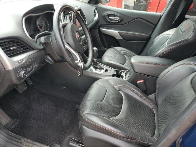 1C4PJMBX7JD622442 - 2018 JEEP CHEROKEE TRAILHAWK BLUE photo 7