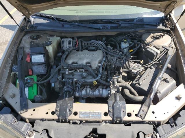 2G1WF52E749314859 - 2004 CHEVROLET IMPALA GOLD photo 11