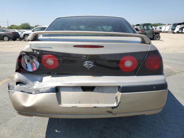 2G1WF52E749314859 - 2004 CHEVROLET IMPALA GOLD photo 6