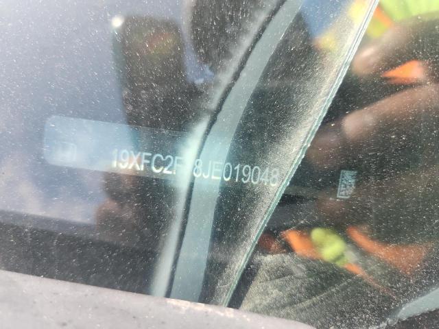 19XFC2F78JE019048 - 2018 HONDA CIVIC EX BLACK photo 12